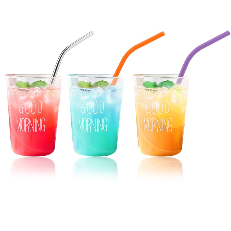 Rubber Straws with Storage Bag (4pcs)