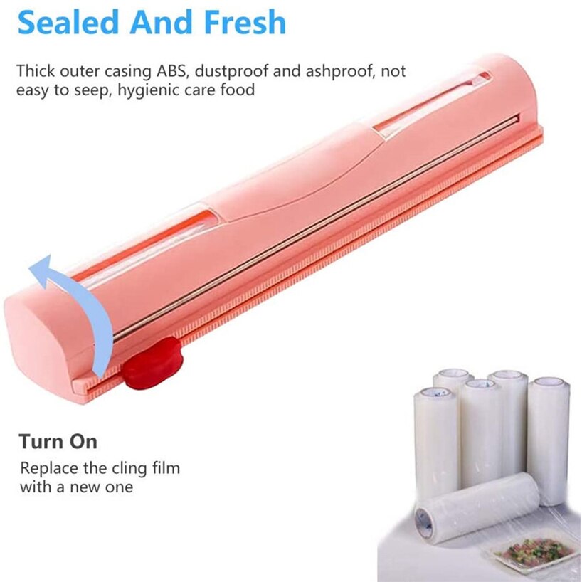 Cling Film Dispenser Food Wrap Cutter