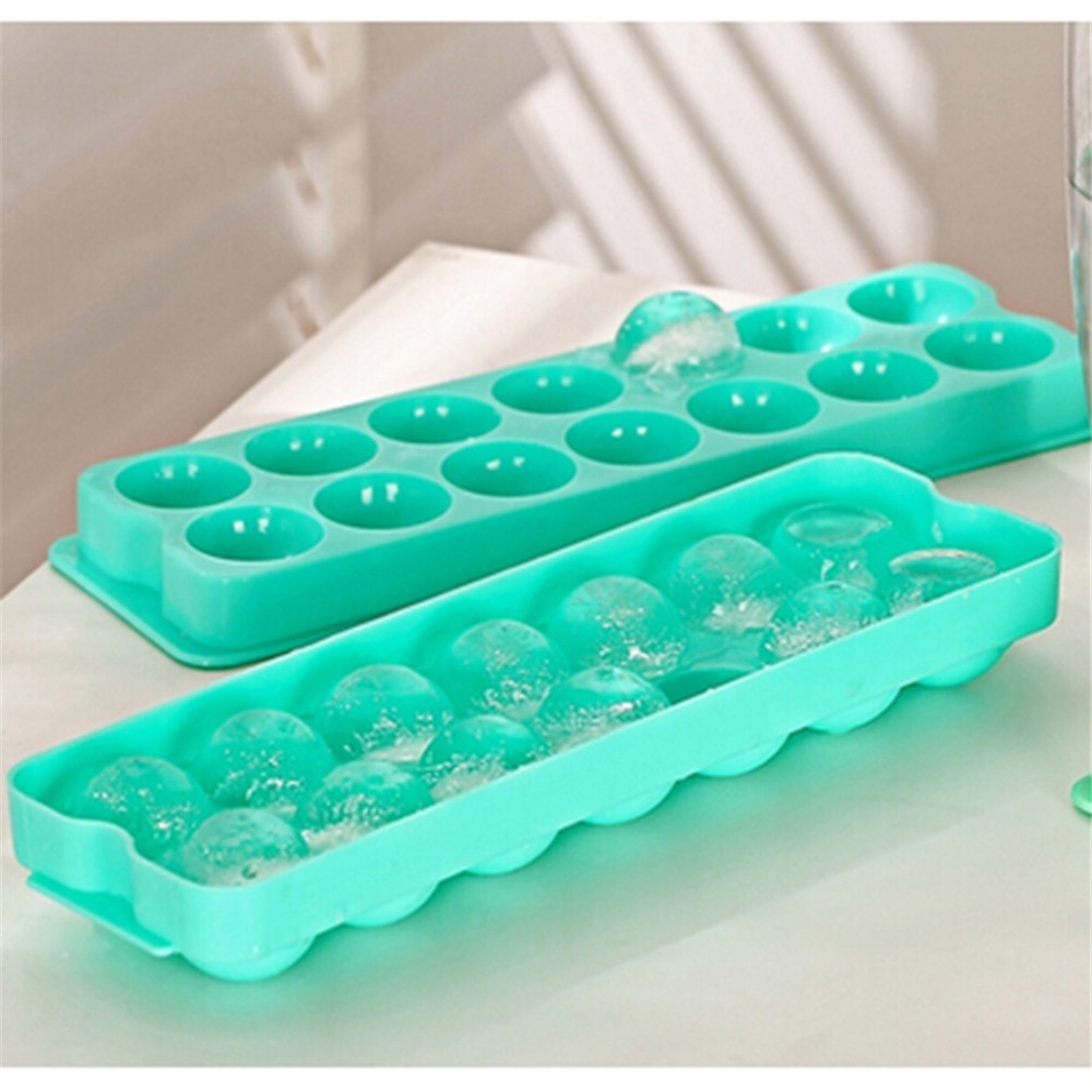 Round Ice Cube Maker 14 Grid Tray