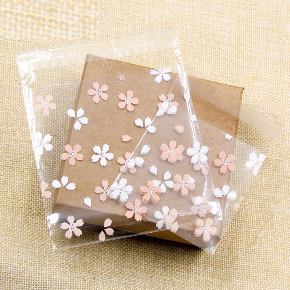 Cookie Plastic Bags Self Sealing Packaging (100pcs)