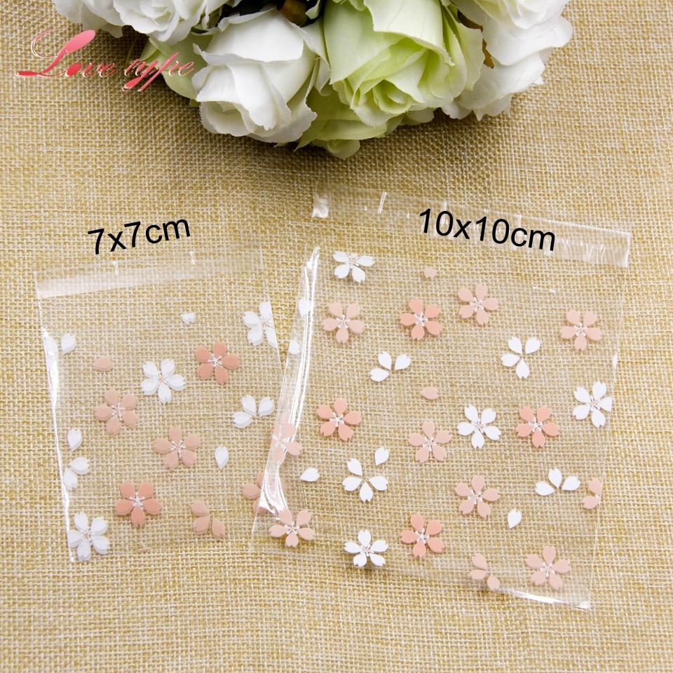 Cookie Plastic Bags Self Sealing Packaging (100pcs)