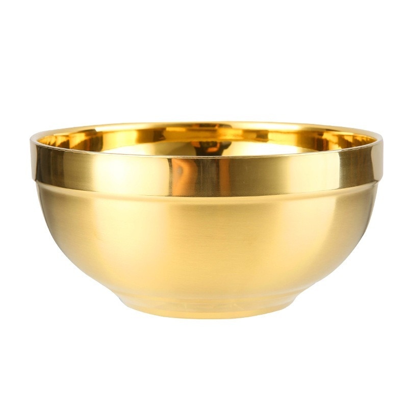 Stainless Steel Bowl Double Layer Metal