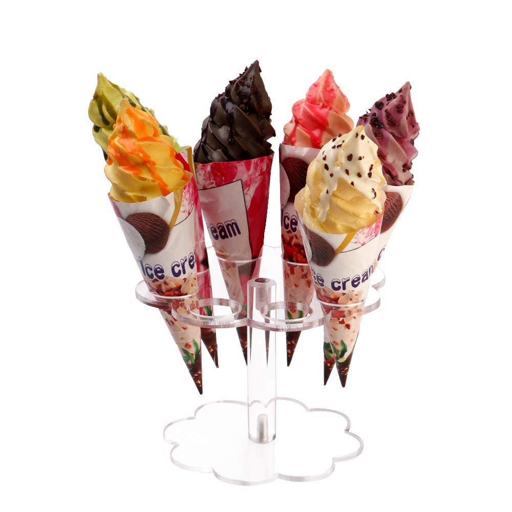 Ice Cream Cone Stand Acrylic Holder