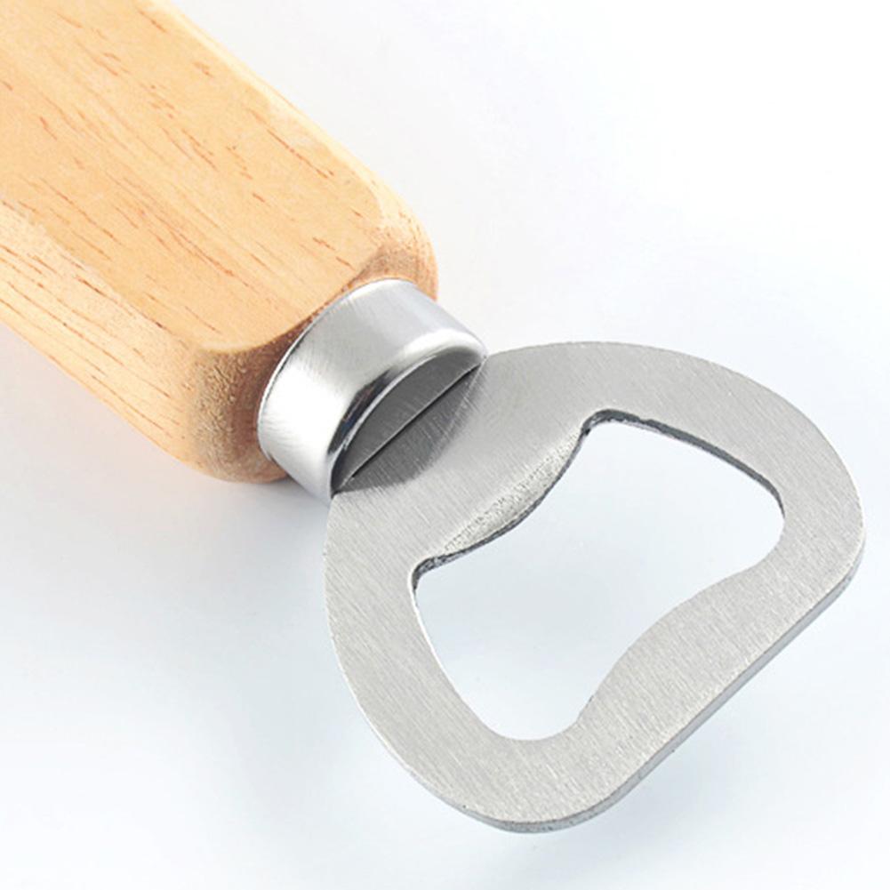 Bottle Cap Opener With Wooden Handle