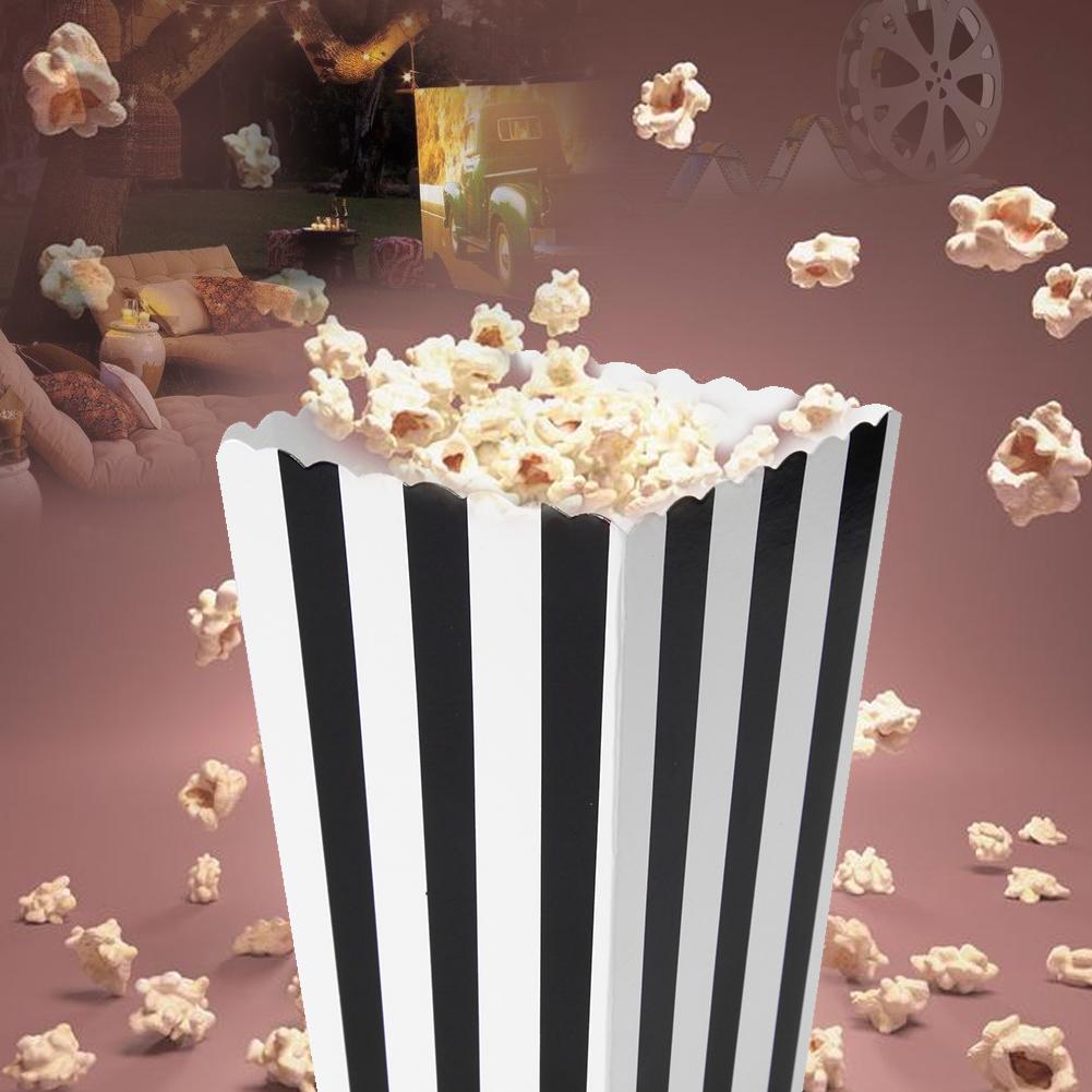 Paper Popcorn Boxes Party Supply (12 pcs)