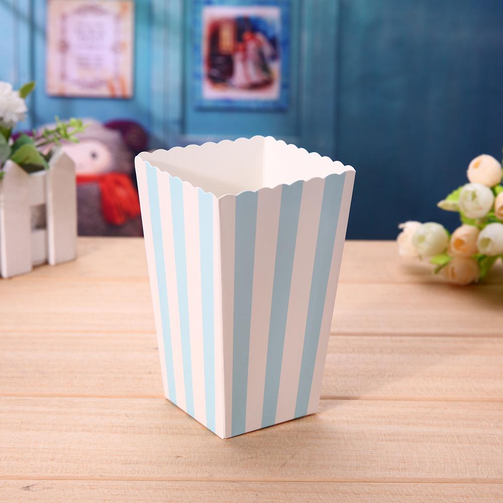 Paper Popcorn Boxes Party Supply (12 pcs)
