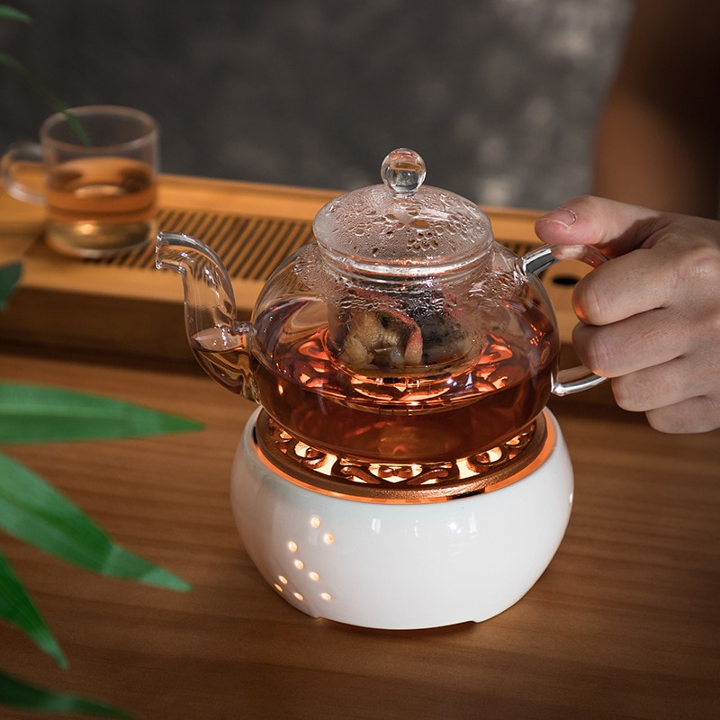 Teapot Warmer Ceramic Candle Heater