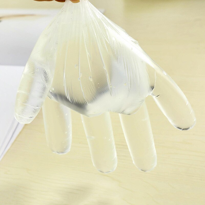 Disposable Clear Gloves Cleaning Plastic