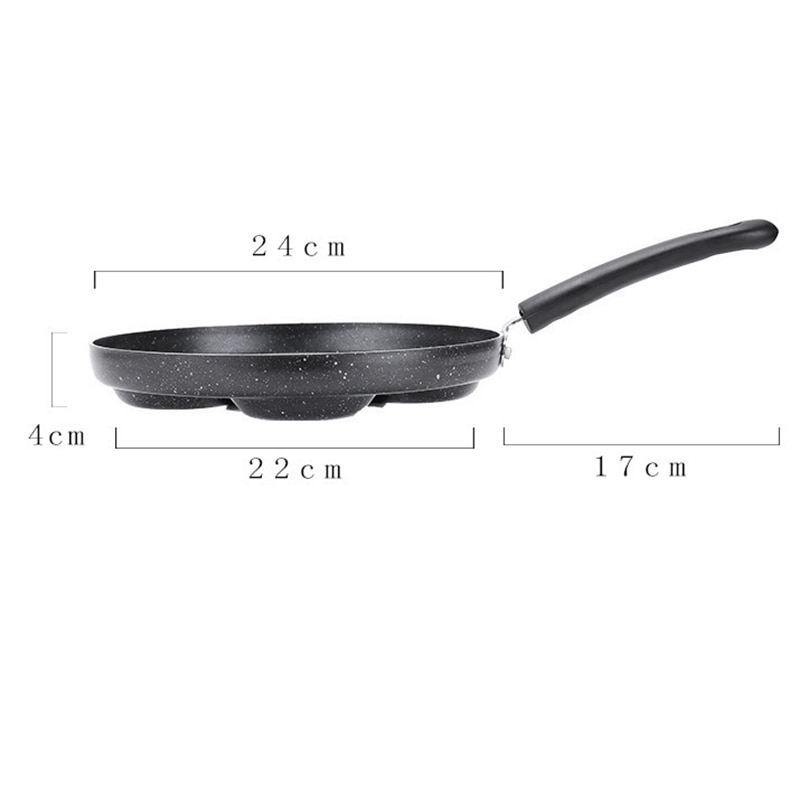 Non Stick Egg Pan 4 Cavity Pancake Fryer