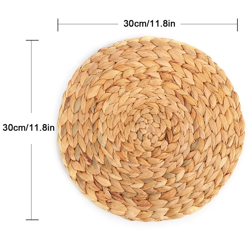 Rattan Placemats Woven Pad (4 Pcs)