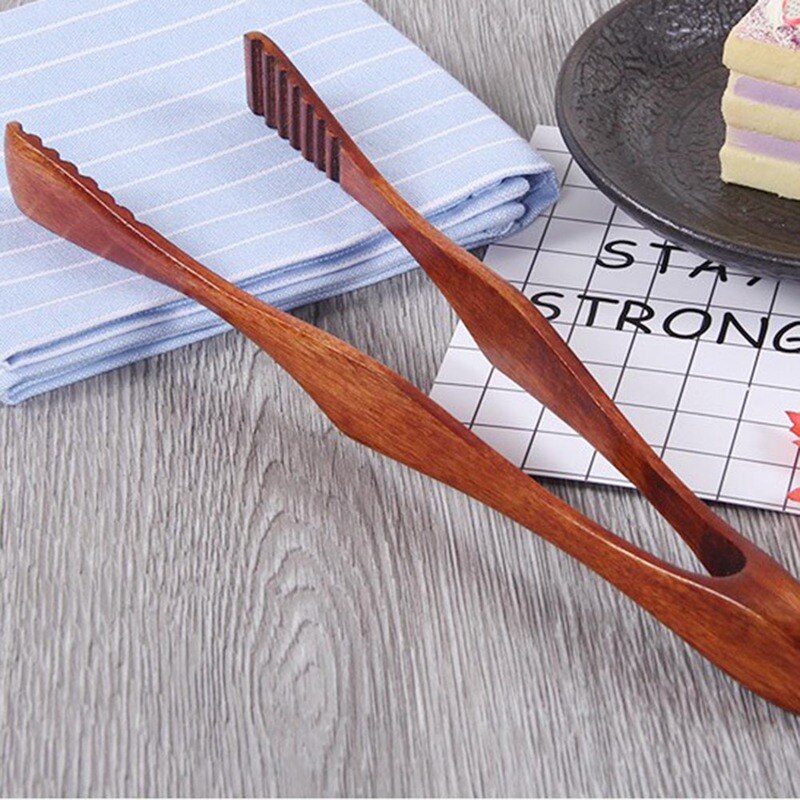 Wood Tongs Bamboo Kitchen Utensil