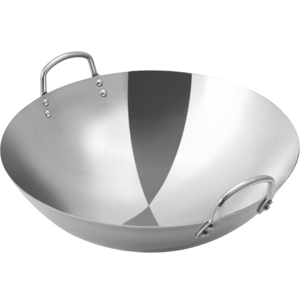 Cooking Wok Stainless Steel Pan
