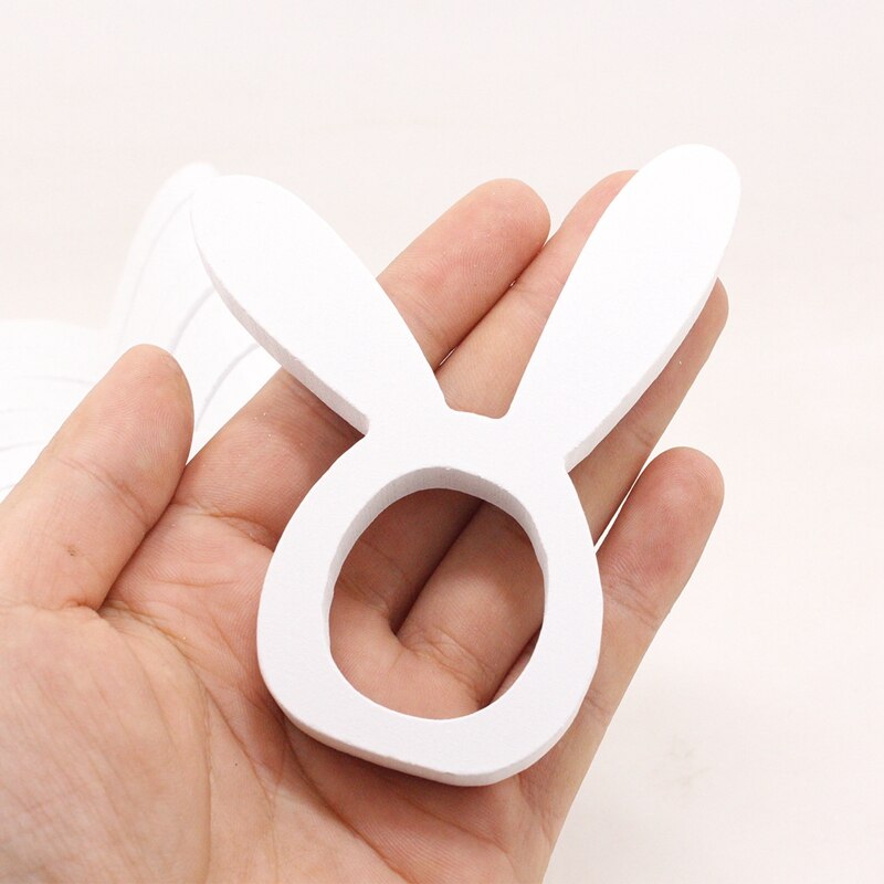 Bunny Napkin Rings Wood Holders (2pcs)