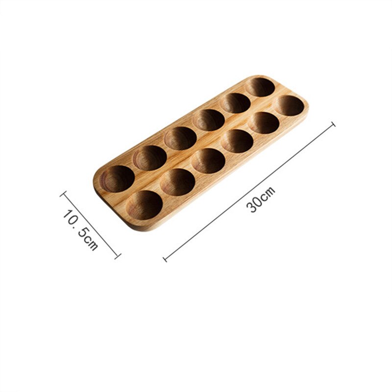 Wooden Egg Tray Reusable Dish