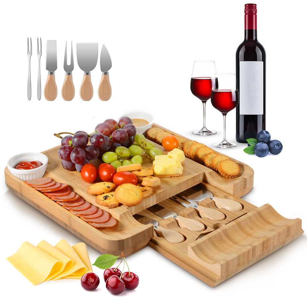 Cheese Board Set with Cheese Cutlery