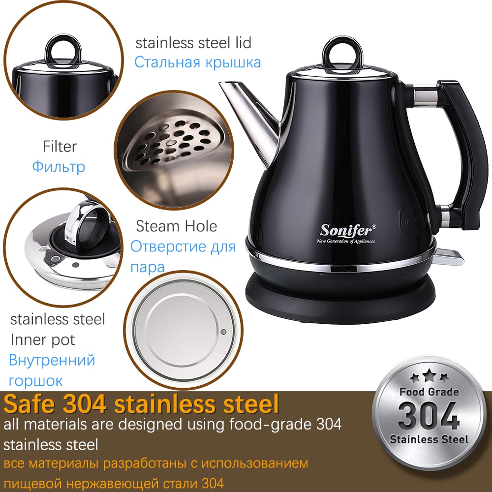 Stainless Electric Kettle Quick Heating Pot