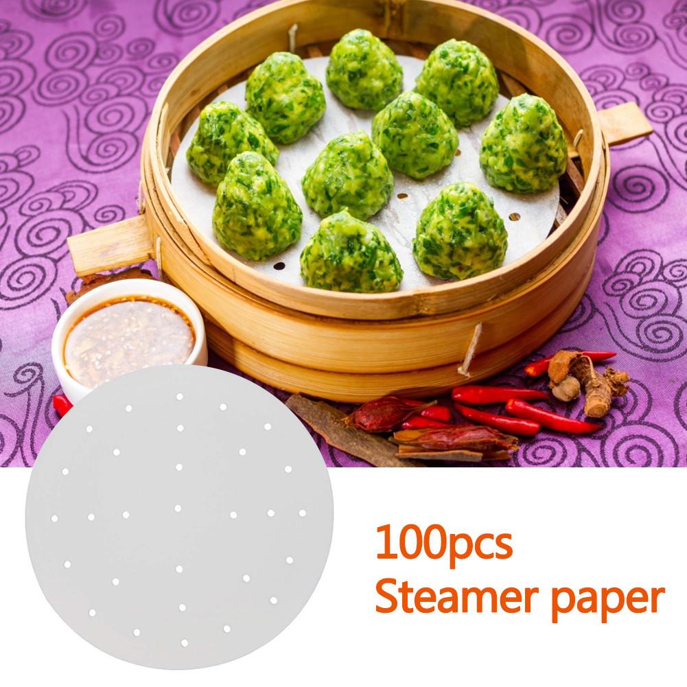 Steamer Paper Non-Stick Sheets (100pcs)
