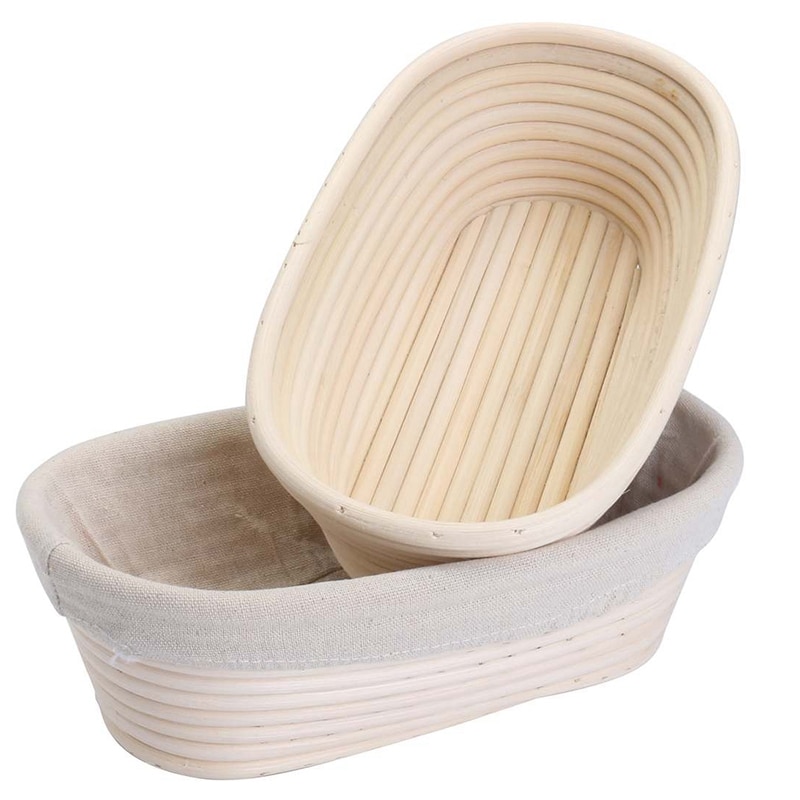 Bread Proofing Baskets Rattan Trays (2pcs)