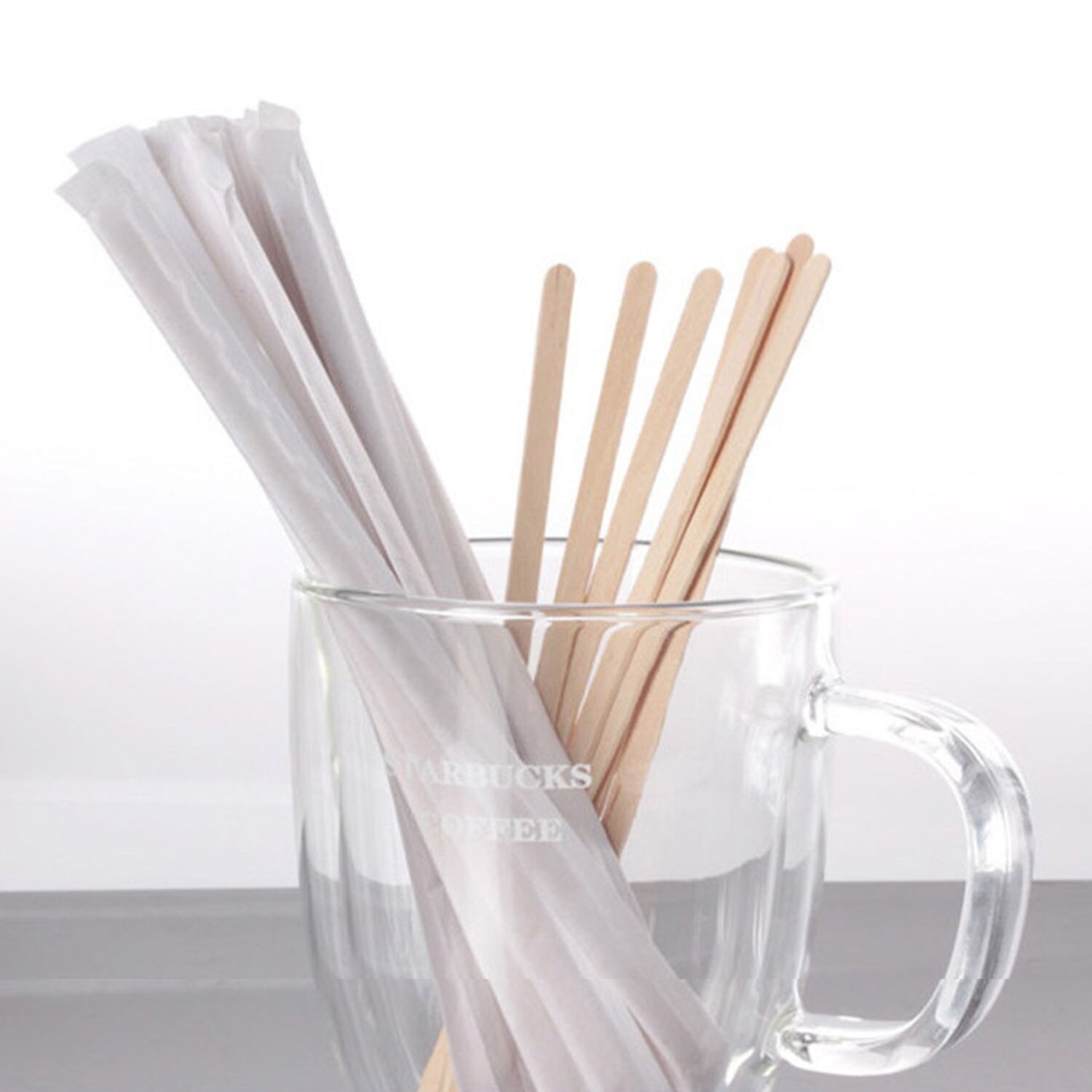 Wooden Coffee Stirrers Sticks (100pcs)