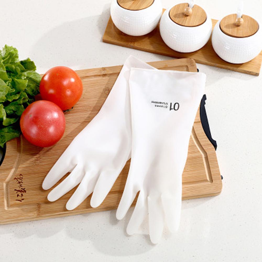 Kitchen Rubber Gloves Dishwashing Latex