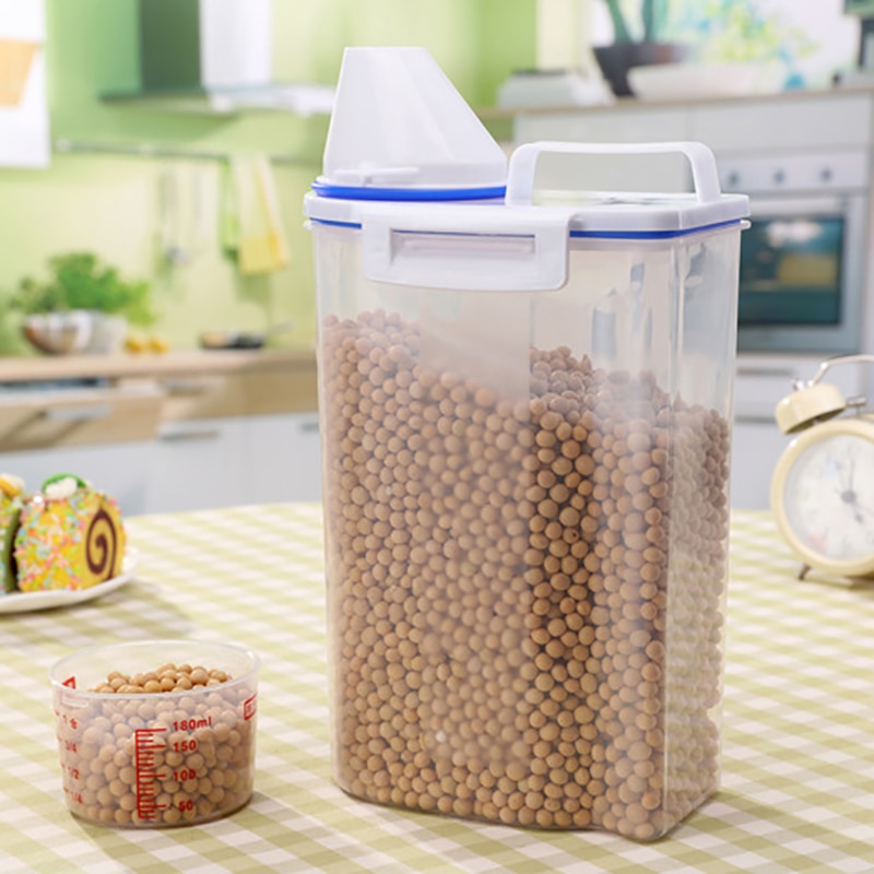 Cereal Keeper Plastic Dispenser Storage