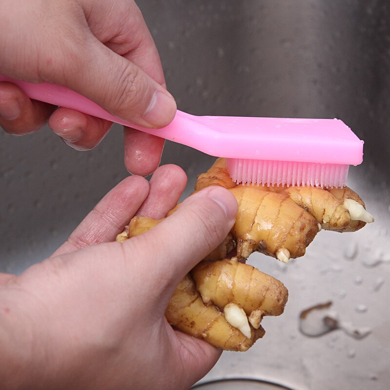 Vegetable Scrubber PVC Cleaning Brush