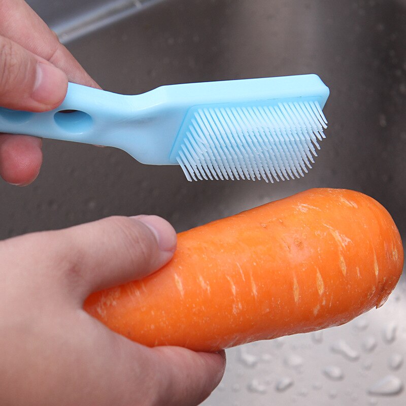 Vegetable Scrubber PVC Cleaning Brush