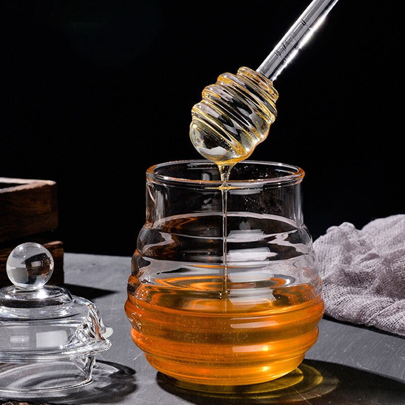 Honey Drizzler Glass Syrup Dipper