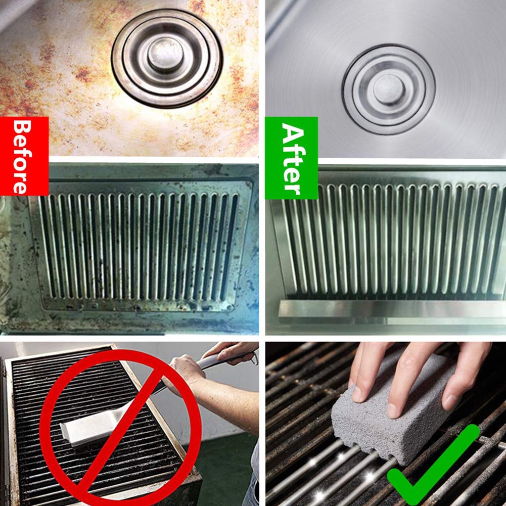 Grill Cleaning Bricks Stain Cleaner (2pcs)