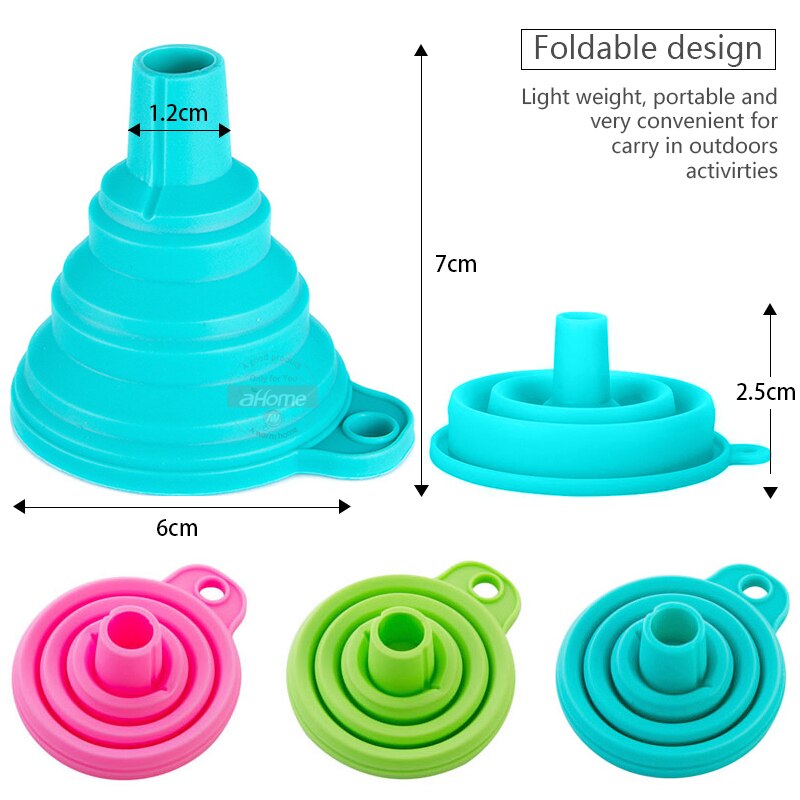 Collapsible Funnel Silicone Kitchen Tool
