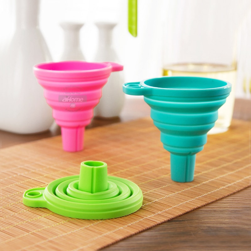 Collapsible Funnel Silicone Kitchen Tool