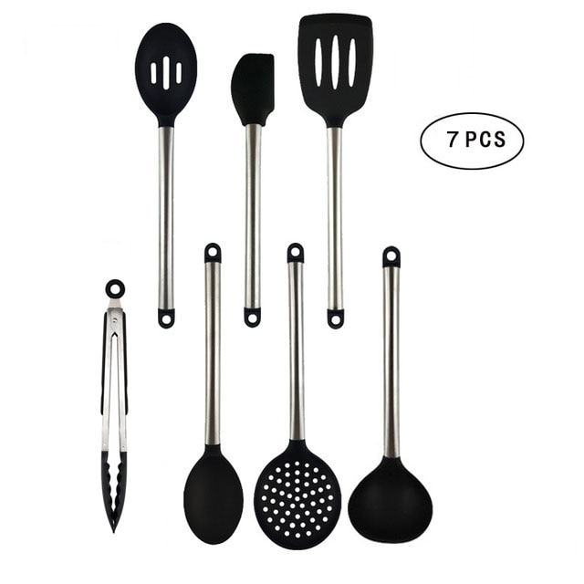 Silicone Cooking Utensils Set (7pcs)