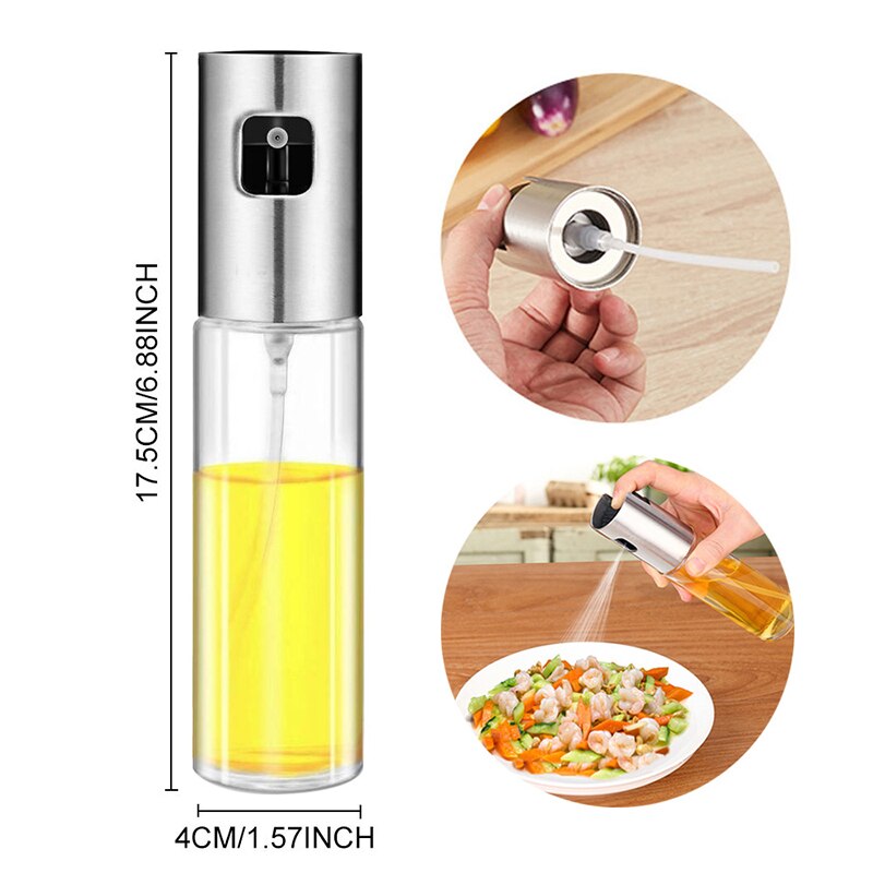 Cooking Oil Spray Bottle Kitchen and Grilling Tool