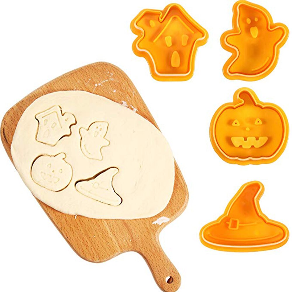 Biscuit Mold Halloween Cutters (4pcs)