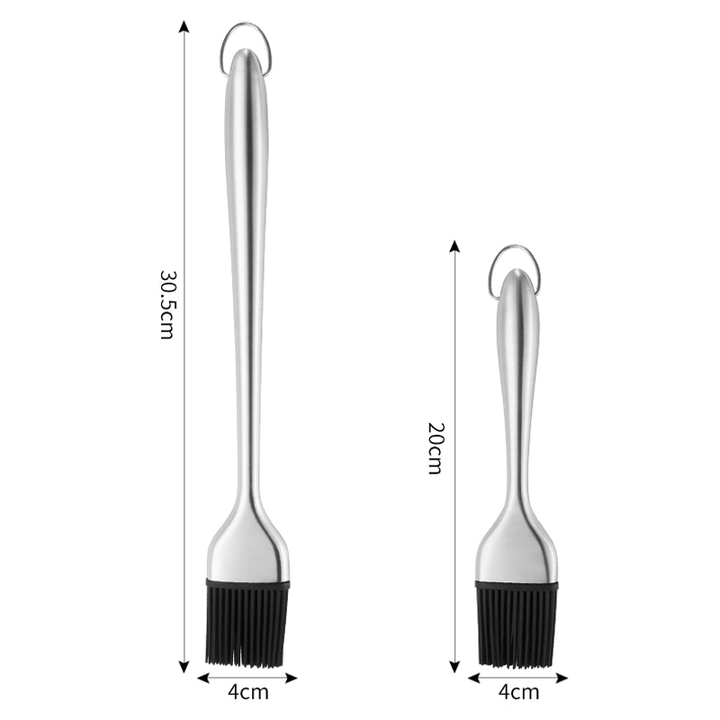 Oil Brush for Cooking Stainless Steel Handle