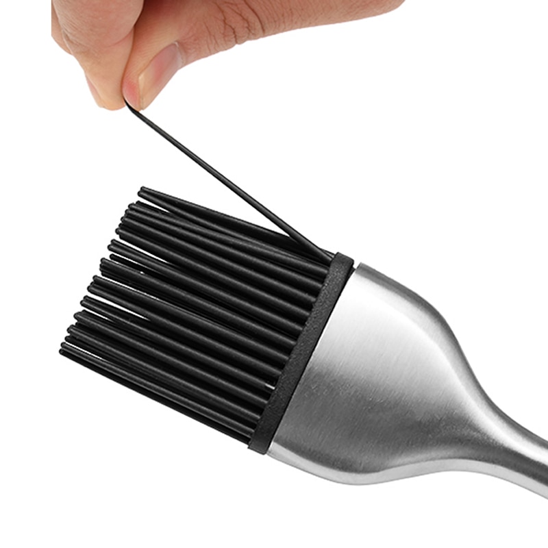 Oil Brush for Cooking Stainless Steel Handle