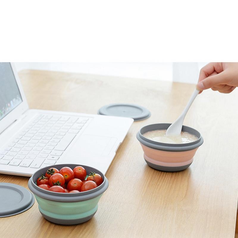 Salad Bowls with Lid Silicone Set (3pcs)