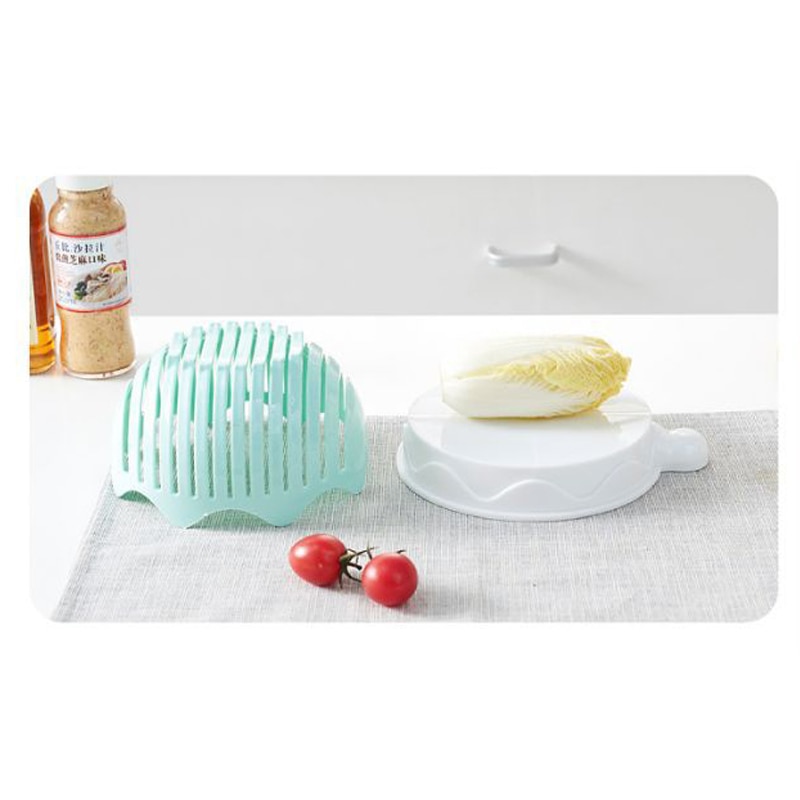 Salad Cutting Bowl 3-in-1 Bowl