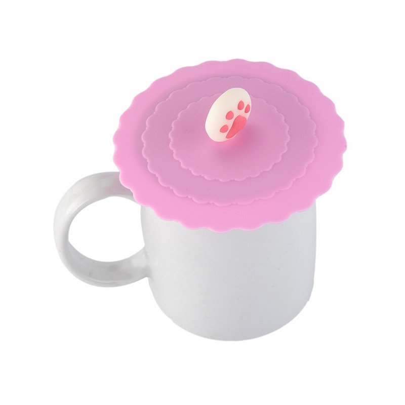 Mug Cover Cute Silicone Cup Lid