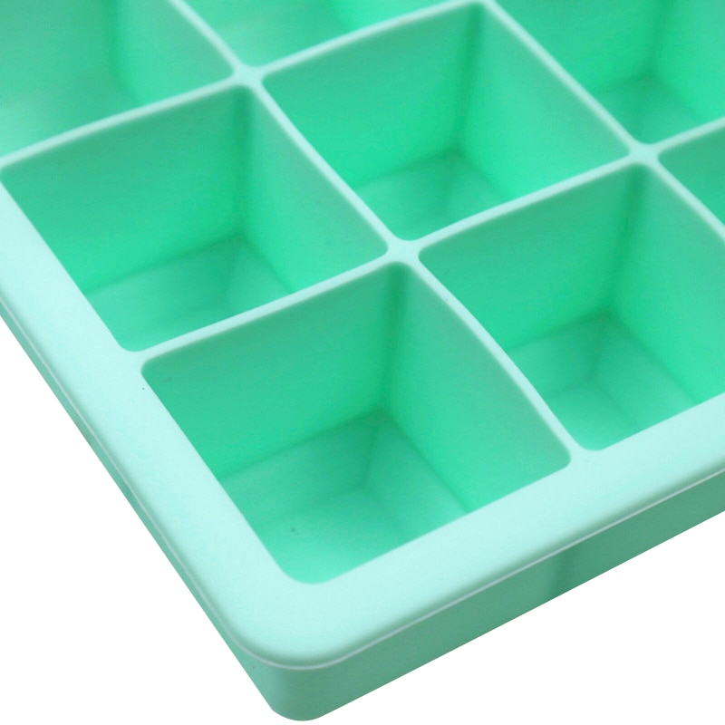 Ice Tray with Lid Silicone Cube Mold