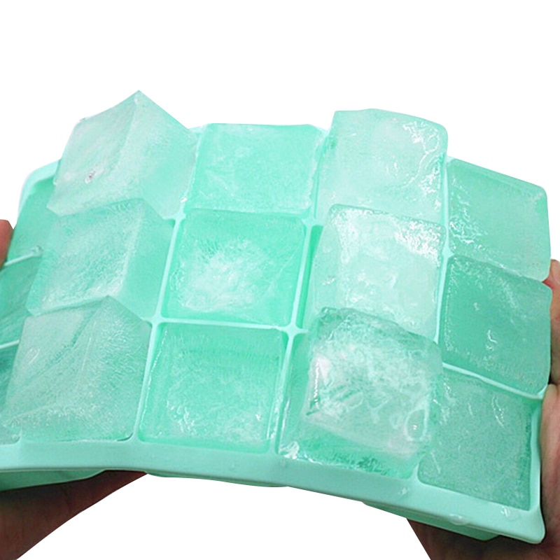 Ice Tray with Lid Silicone Cube Mold