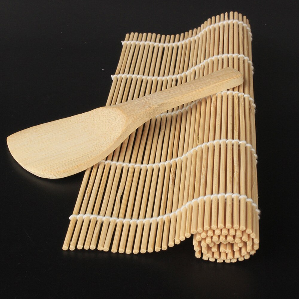 Bamboo Sushi Roller with Wooden Spoon 
