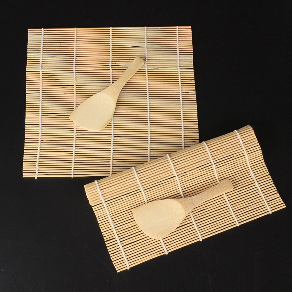 Bamboo Sushi Roller with Wooden Spoon 