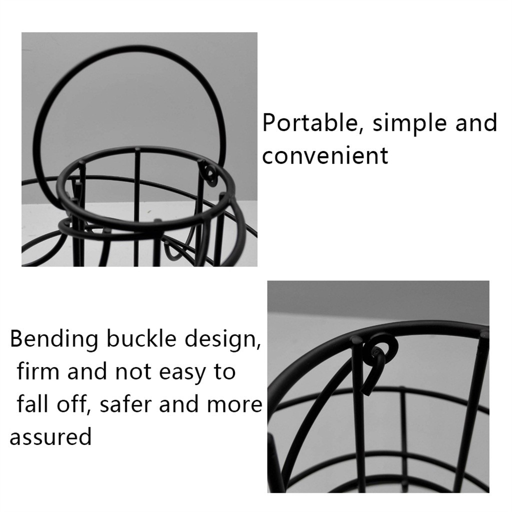 Egg Rack Iron Spiral Dispenser