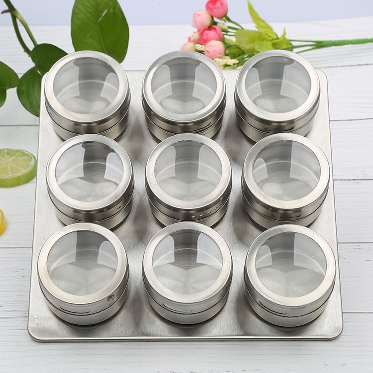 Magnet Spice Jars Seasoning Bottles