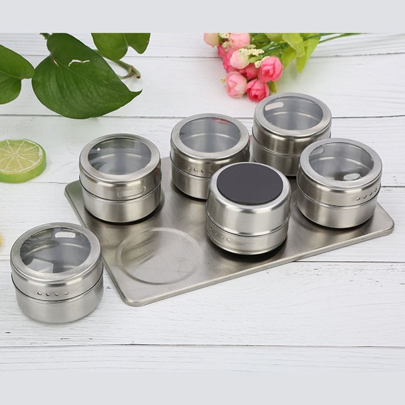 Magnet Spice Jars Seasoning Bottles