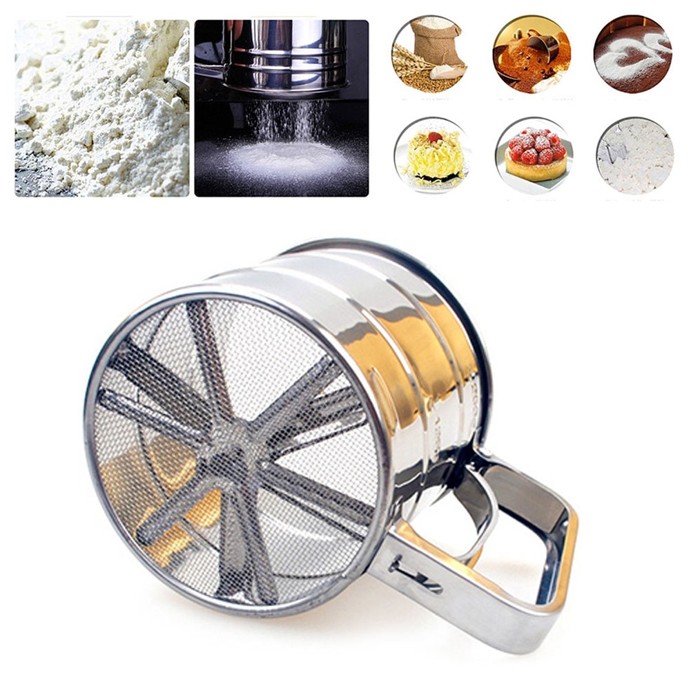Flour Shaker Stainless Kitchen Tool 