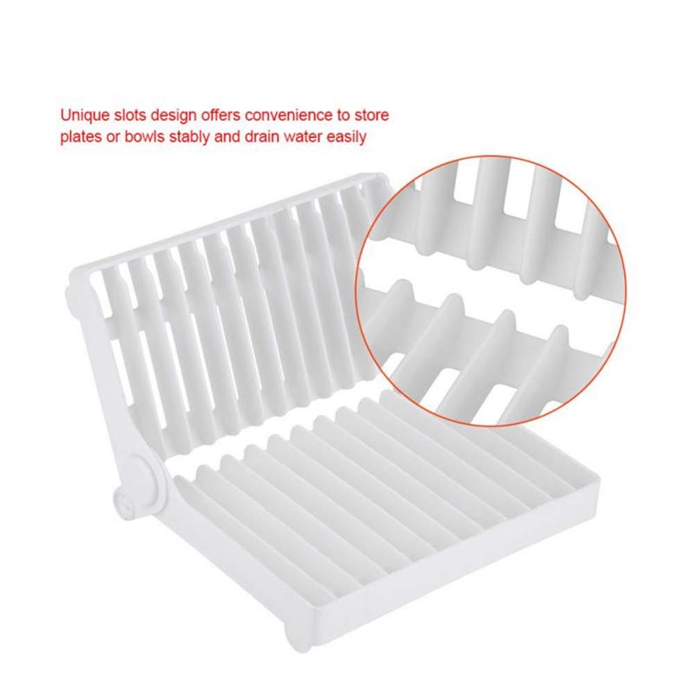 Folding Dish Rack Home Organizer 