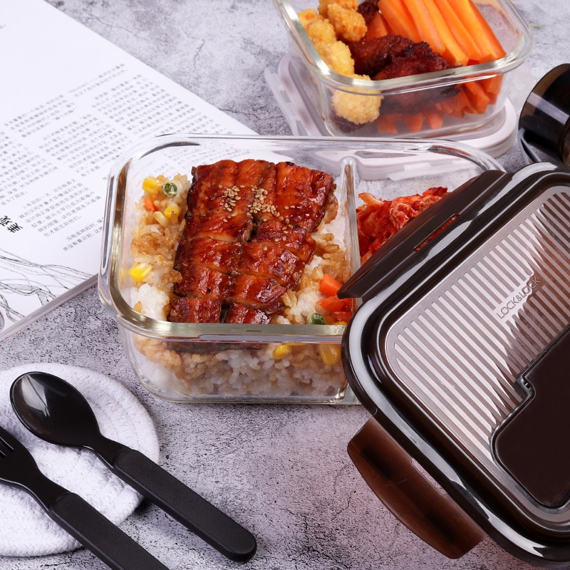 Glass Bento Box Food Container