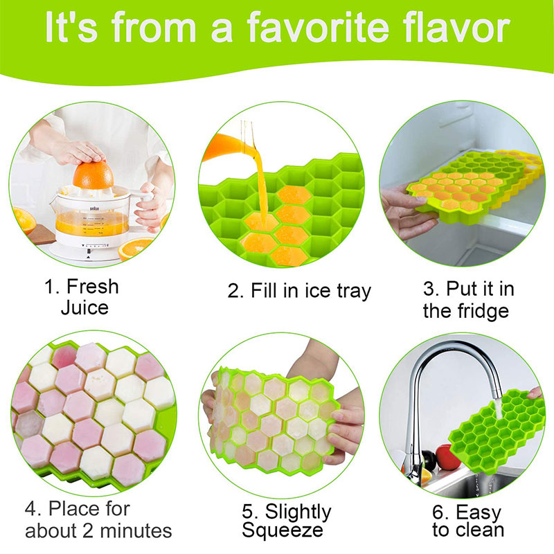 Silicone Ice Tray Multiple-Grid Mold 
